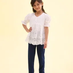 Go Colors! Kids Navy Slim Fit Leggings image 1