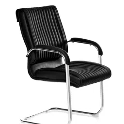 Adiko Systems Black Designer Cantilever Chair image 2