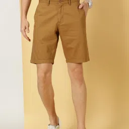 Thomas Scott Brown Slim Fit Shorts image 1