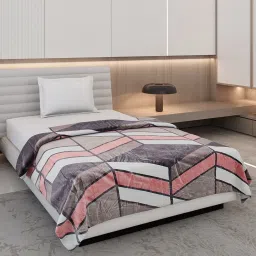 Monte Carlo Legacy-Sb Grey Polyester Printed 290 GSM Single Blanket image 1