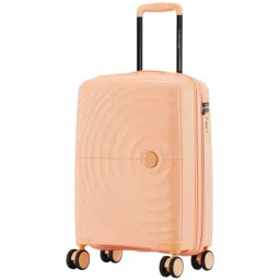 Nasher Miles Seattle Peach 8 Wheels Small Hard Cabin Trolley Bag-image-9