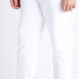 celio celio* White Regular Fit Joggers image 4