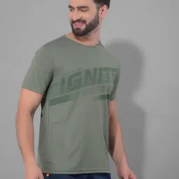 Force NXT Green Regular Fit Printed Sports T-Shirt image 3