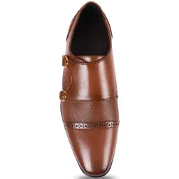 Metro Men's Tan Monk Shoes image 4