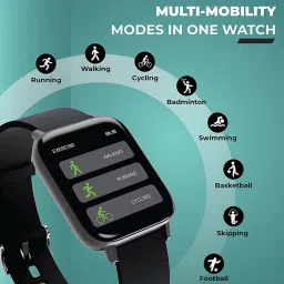 Hammer Pulse 3.0 SpO2 Bluetooth Calling Smartwatch (Black/Grey) image 2