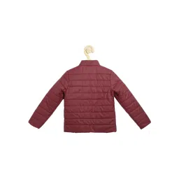 Allen Solly Junior Maroon Quilted Jacket image 2