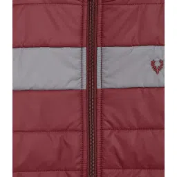 Allen Solly Junior Maroon Quilted Jacket image 3
