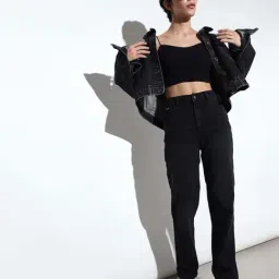 Only Black Straight Fit Jeans image 5