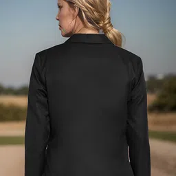 Rocksy Notched LapelLong Sleeve Single Breasted Blazer image 5