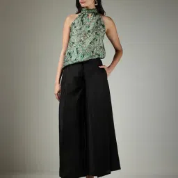 Fablestreet Green Polyester Regular Fit Tribal Top image 4