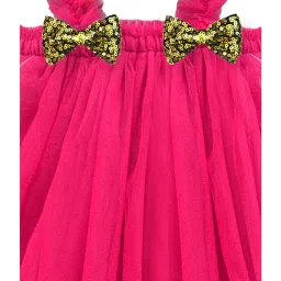 A.T.U.N. Fuchsia Solid Dress image 3