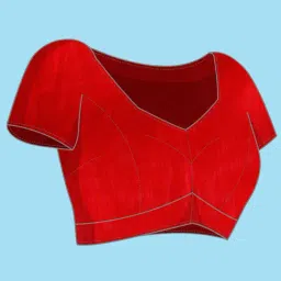 Blissta Pink Floral Print Saree With Unstitched Blouse image 5