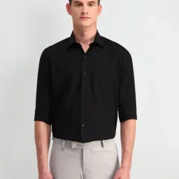 Arrow Black Cotton Slim Fit Shirt-picture-26