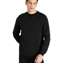 Puma Black Cotton Regular Fit Sweatshirt image 1