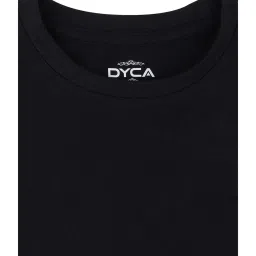 Dyca Kids White & Black Solid T-Shirt (Pack Of 2) image 4