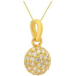 Malabar Gold and Diamonds 22k Gold Pendant without Chain for Women image 3