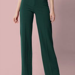 Dream Beauty Fashion Women Straight Fit High-Rise Trousers-picture-16