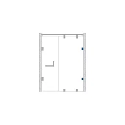 OZONE Wall to Glass Connector 90° High-Quality Alloy Polished Stainless Steel Finish, OGC-444-ED STD PSS image 4