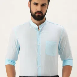 Peter England Textured Slim Fit Formal Shirt-picture-39