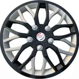 Auto Pearl ViBS49 R14 355.6 mm(14 Inch) PPress Type Wheel Hubcap with Retention Ring Glossy Black Red Strip Wheel Cover for Tata Tiago 1.05 Revotorq XT (Set of 4) image 3