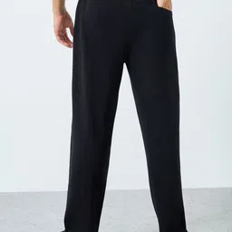 Styli Relaxed Fit Varsity Open Hem Jogger With Pocket Towel Embroidery image 2