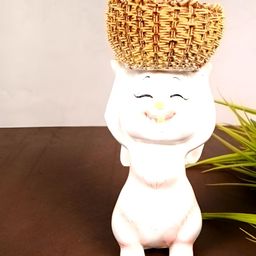 apka mart White Rabbit Figurine Showpiece-picture-23