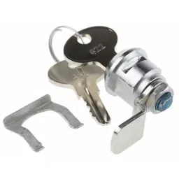 RS PRO Cabinet Lock, 20 mm Panel-to-Tongue, 17.2 x 14.2 mm Cutout, Key Unlock Model No 1461807 image 2