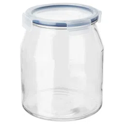 ikea 365+ Jar with lid, glass/plastic, 3.3 l image 1