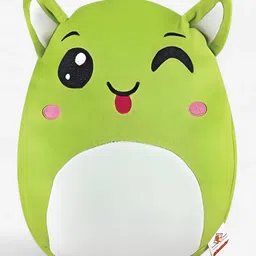 AURBO Green Cute Plush Pillow Stuffed Animal Huggable Cushion Soft Toy for Kids (Height 28 cm)-image-89