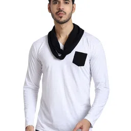Black Collection Men V-Neck Slim Fit T-shirt-image-15
