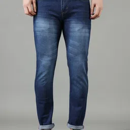 PRJ IN STYLE Men Slim Fit Mid-Rise Heavy Fade Jeans-image-56