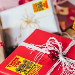 Zyozi Little Singham Theme Thank You for Making My Party Super Roarsome Tags for Birthday Yellow - Pack of 20 image 3