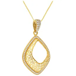 Malabar Gold and Diamonds 22k Gold Pendant without Chain for Women image 4