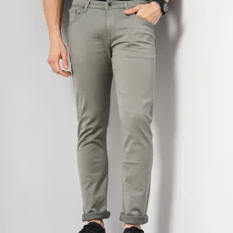 celio celio* Grey Slim Fit Lightly Washed Jeans image 1