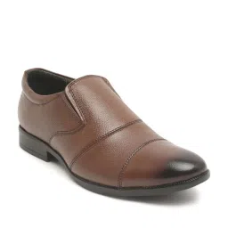 Pelle Albero Men's Brown Casual Loafers image 2