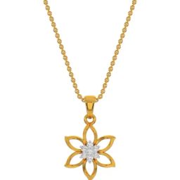 Kisna Diamond & Gold Jewellery 18k Tessa Diamond Pendant-picture-32
