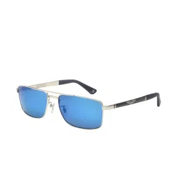 Police Blue Rectangular Sunglasses For Men image 1