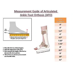 SALO ORTHOTICS Static Ankle Foot Orthosis Right 7.75" 104 image 2