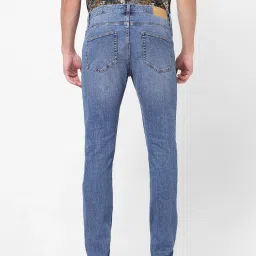 celio celio* Blue Slim Fit Lightly Washed Jeans image 2