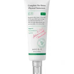 Axis-Y Complete No-Stress Physical Sunscreen SPF 50+ PA++++ - 50 ml image 1