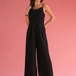Globus Black Maxi Jumpsuit image 1