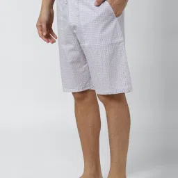Peter England Men White Shorts image 3