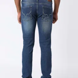 Pepe Jeans Blue Slim Fit Lightly Washed Jeans image 2