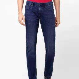 celio celio* Dark Blue Slim Fit Lightly Washed Jeans image 1