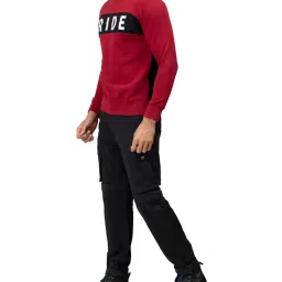 Royal Enfield Wine Round Neck Sweatshirt image 4