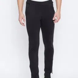 Okane Black Regular Fit Track Pants-picture-35