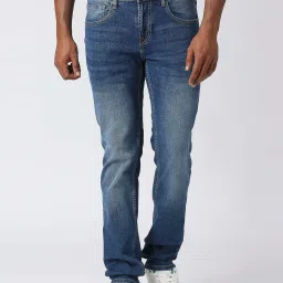 Pepe Jeans Blue Slim Fit Lightly Washed Jeans image 1