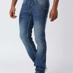 Pepe Jeans Blue Slim Fit Lightly Washed Jeans image 3