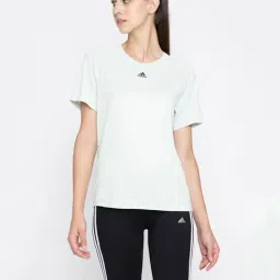 adidas Light Green Polyester WTR HEAT.RDY T T-Shirt-picture-39