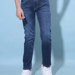 Crimsoune Club Boys Navy Solid Jeans image 1